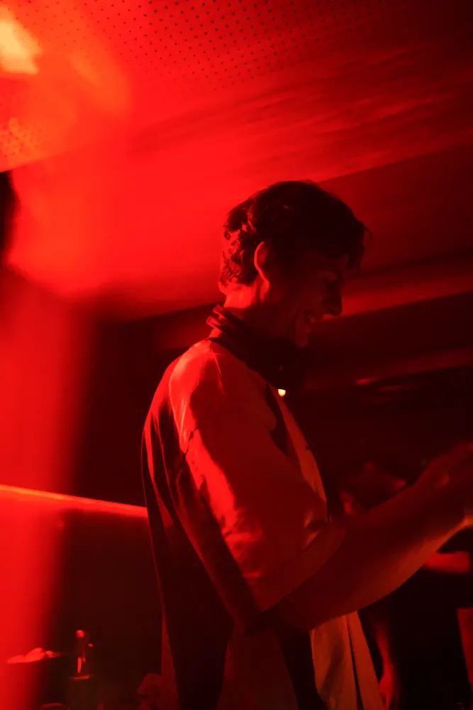 En cabina, luz roja